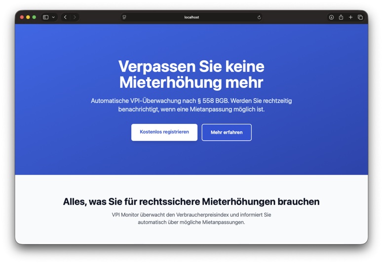 VPI Monitor – Dashboard zur automatischen Überwachung des Verbraucherpreisindex